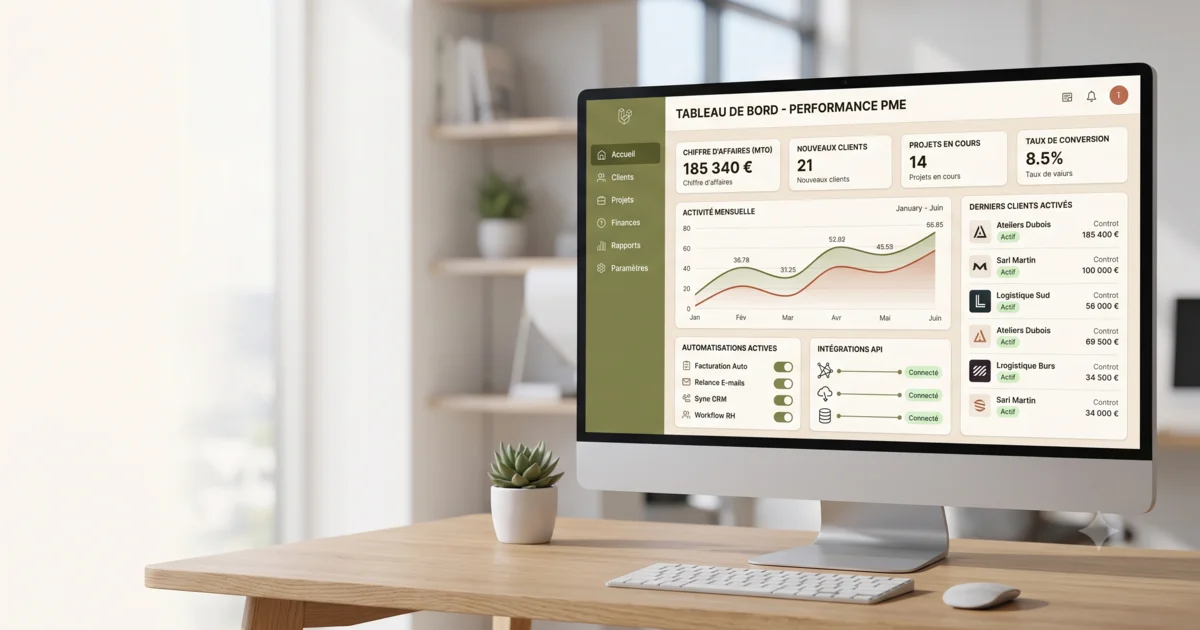 Dashboard sur mesure Laravel : guide complet 2026
