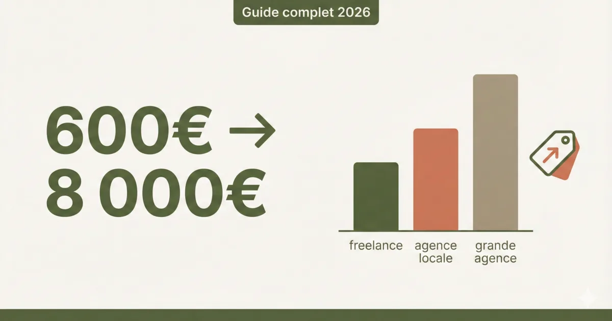 Prix création site internet Gardanne 2026 : Le guide complet