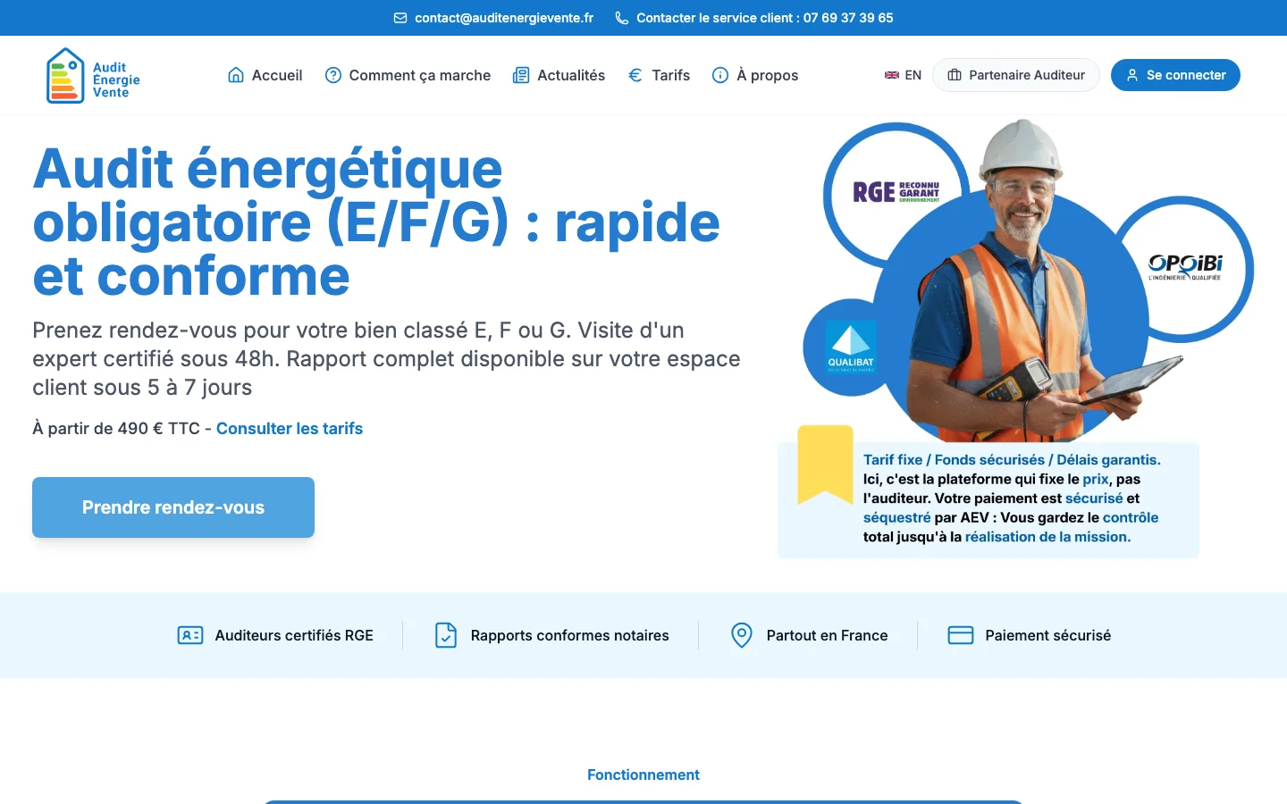 Audit Énergie Vente - Marketplace