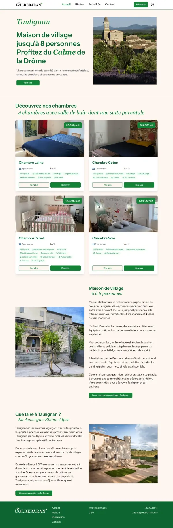 Location Taulignan - Site Chambres d'Hôtes