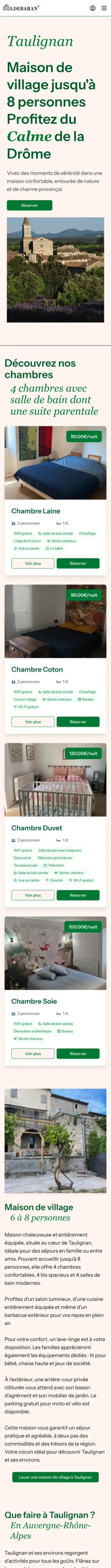 Performance site Location Taulignan